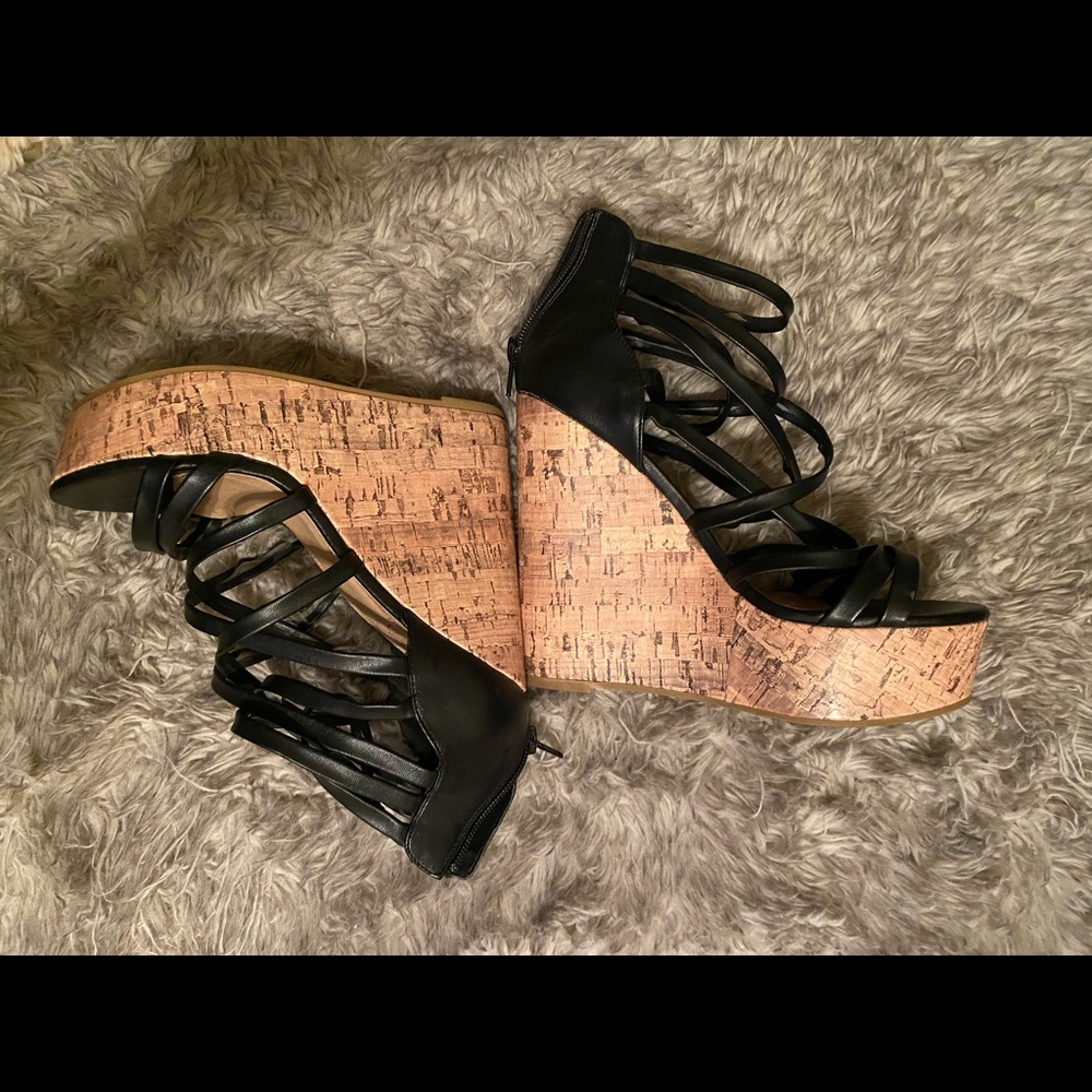 Size 7 black purchased at Charlotte Russe